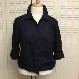 Chico’s no-iron  linen top